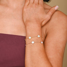 Clover Station MOP Bracelet