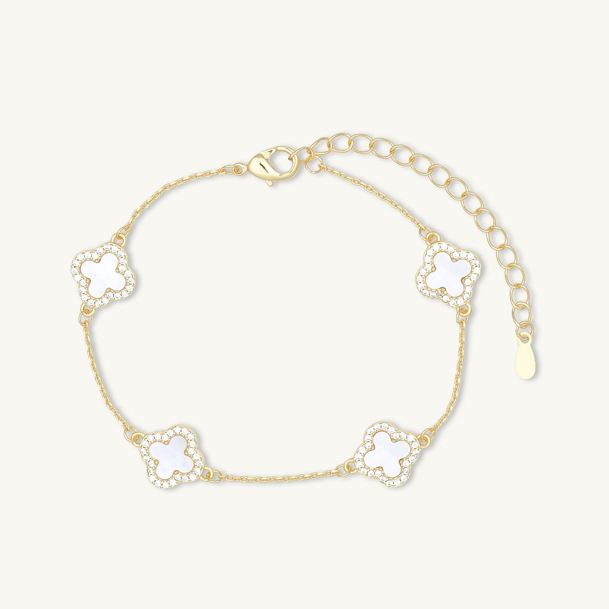 Clover Station MOP Sapphire Bracelet