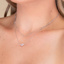 Clover Station Sapphire Necklace