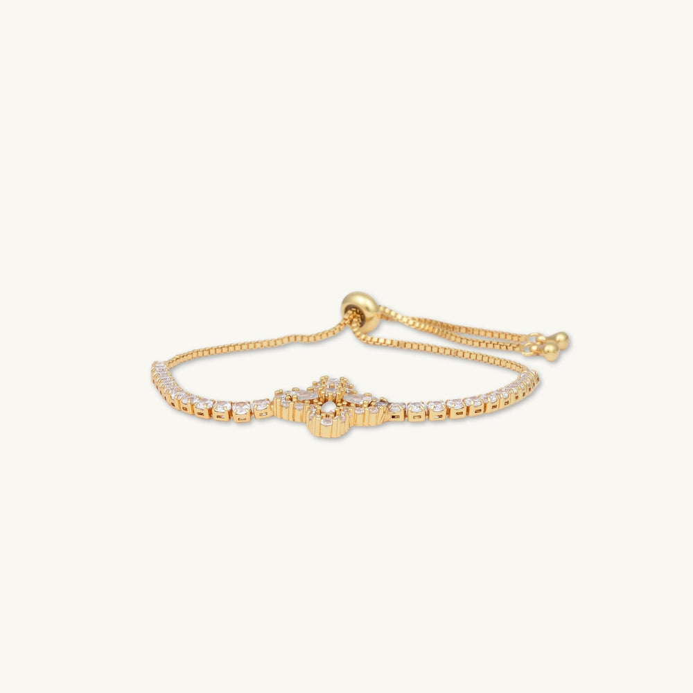 Clover Tennis Chain Bracelet