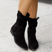 Ellis Suede Casual Ankle Boots – Chic Western Style and Urban Comfort for Everyday Use