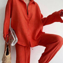 Summer Set Women Mei – Elegant Two-Piece Linen with Loose Fit & Breathable Comfort for Women