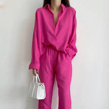 Summer Set Women Mei – Elegant Two-Piece Linen with Loose Fit & Breathable Comfort for Women