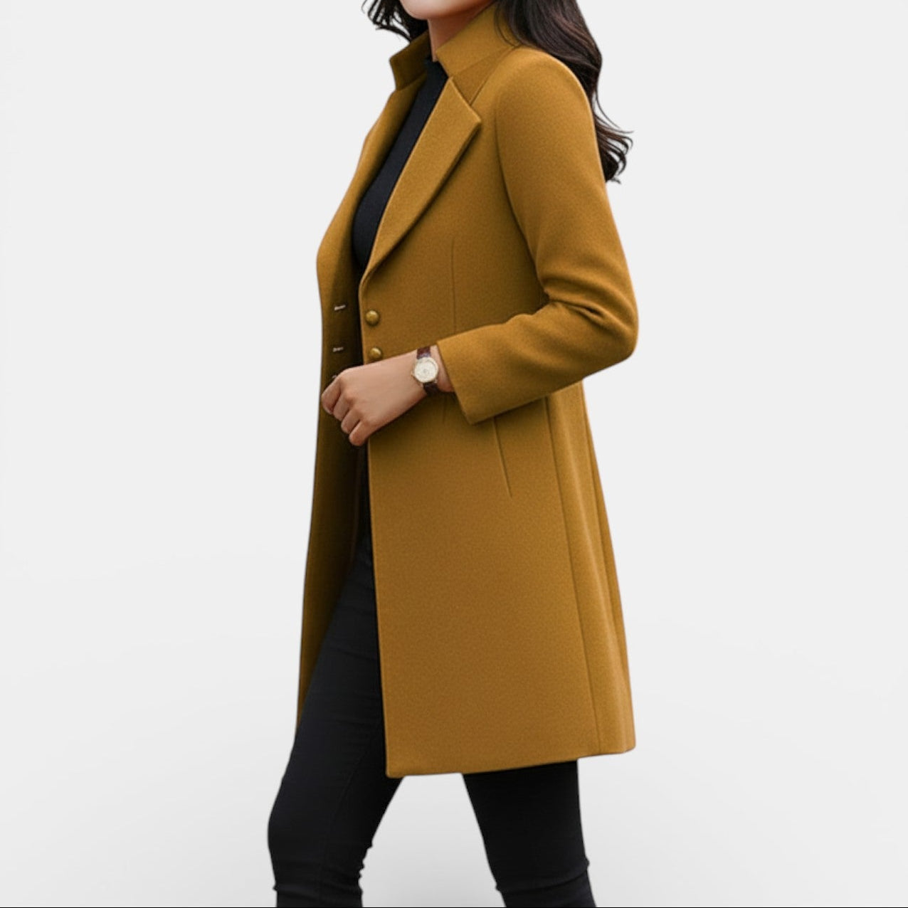 Women's Tailored Long Coat