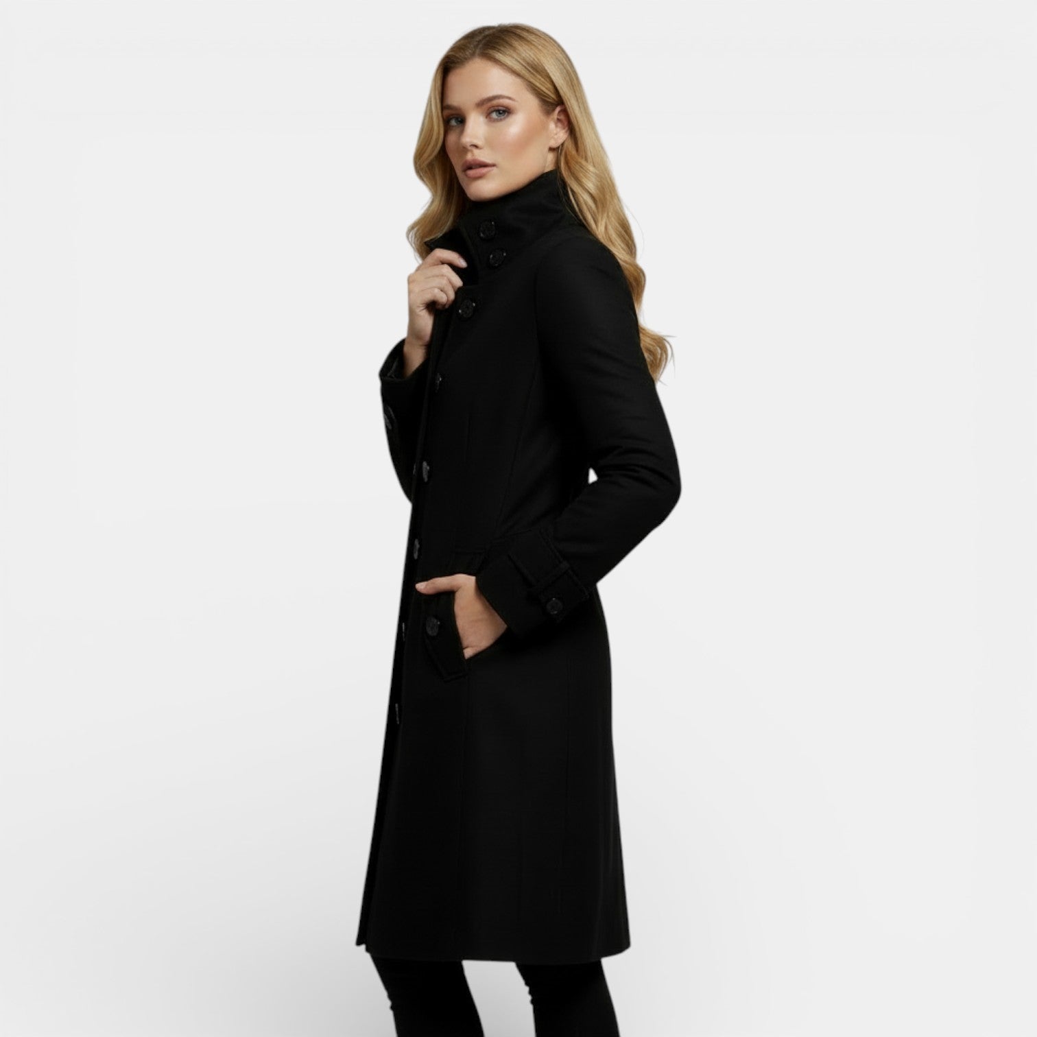 Timeless Women's Wool Trench Coat
