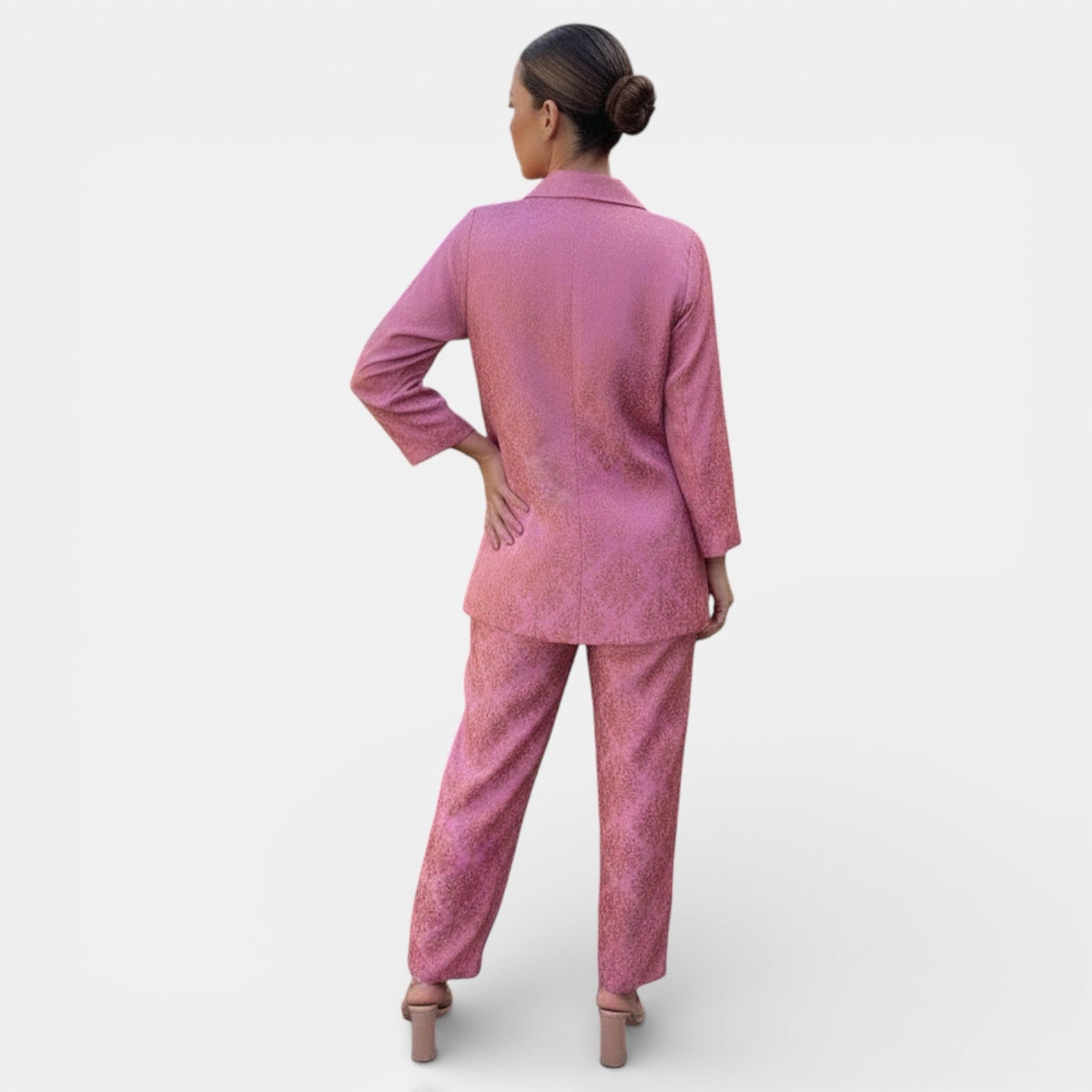 Women's Blazer and Wide-Leg Pant Set