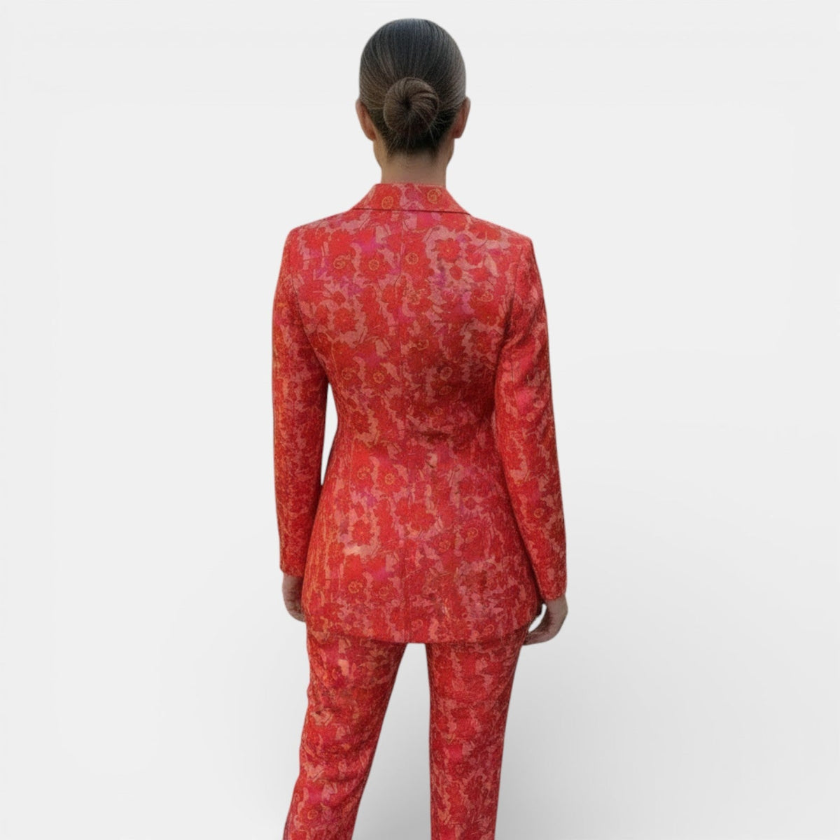 Women's Blazer and Wide-Leg Pant Set