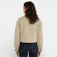 Women's Faux Suede Cropped Jacket