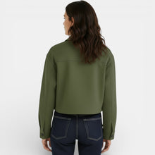 Women's Faux Suede Cropped Jacket