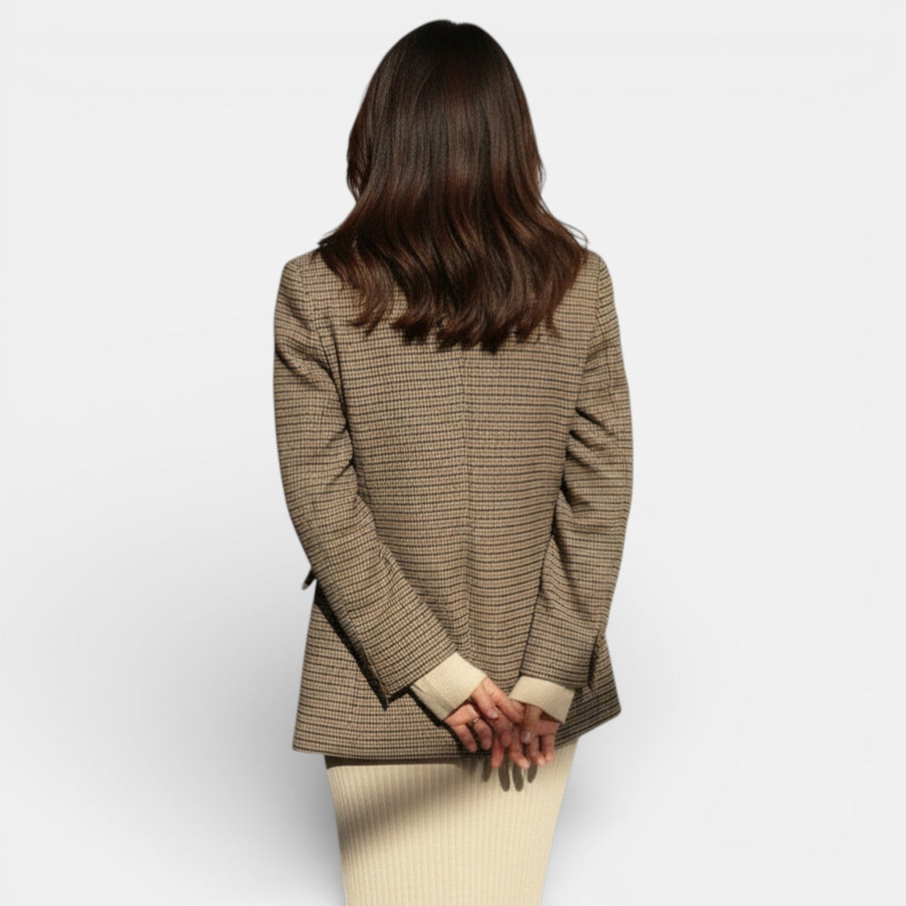 Women's Plaid Blazer