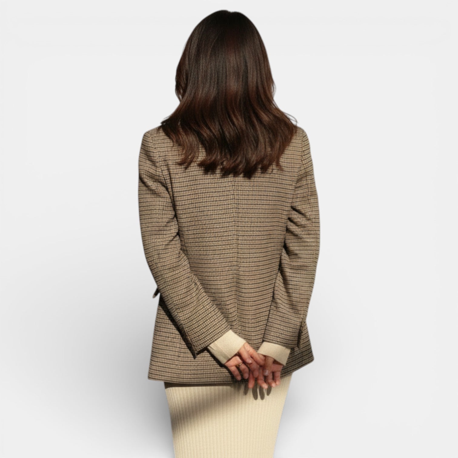 Women's Plaid Blazer
