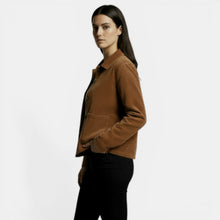 Women's Corduroy Mid-Season Coat