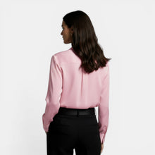 Women's Loose-fitting Shirt with Lapel and Buttons, Long Sleeve