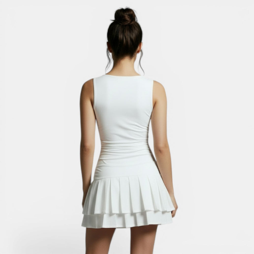 Women's Slim Fit Sleeveless Elegant Mini Dress
