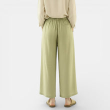 Women's Summer Linen and Cotton Wide-Leg Pants