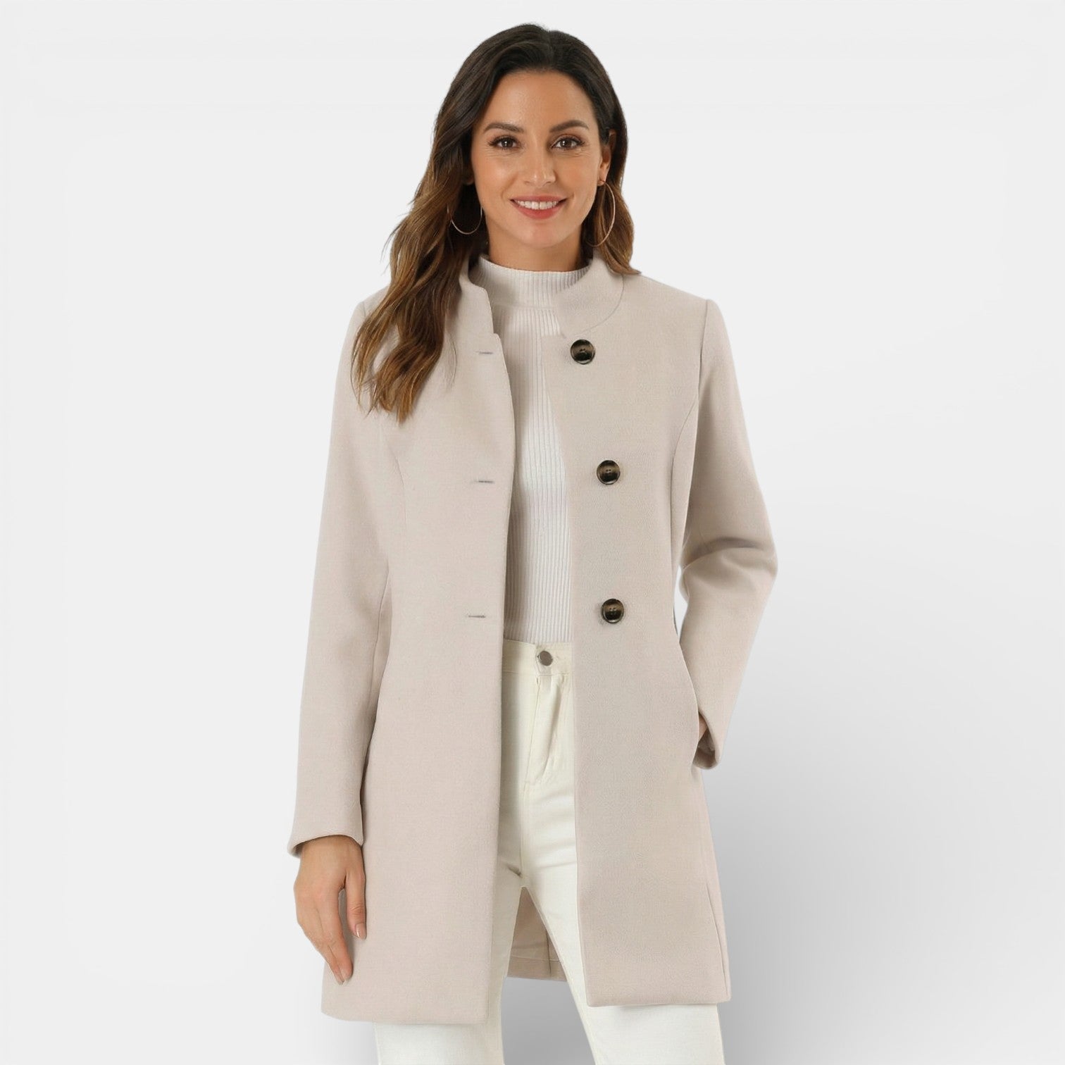 Women's Long Casual Trench Coat