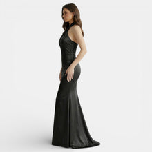 Women's Halter Neck Bodycon Maxi Dress