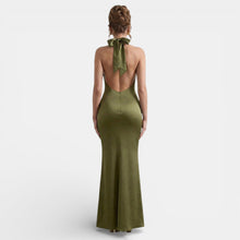 Women's Halter Neck Bodycon Maxi Dress