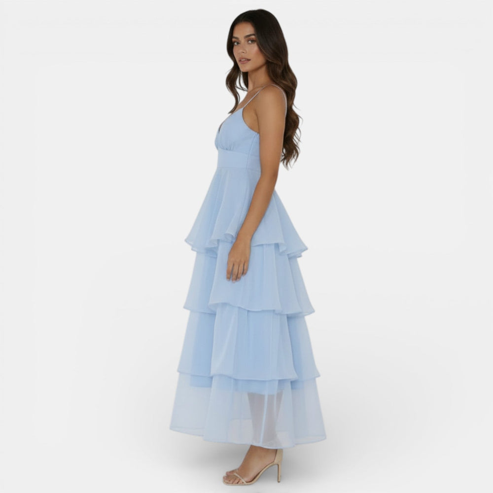 Women's Organza V-Neck Dress