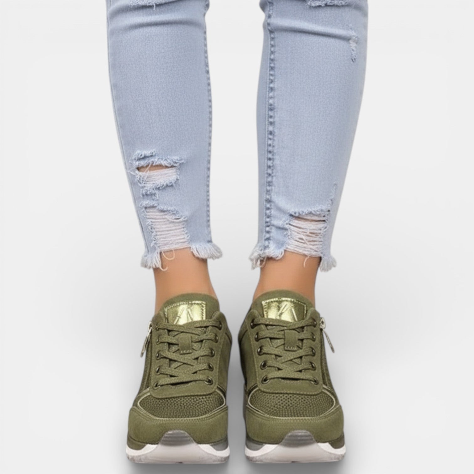 Women's Orthopedic Shining Platform Shoes