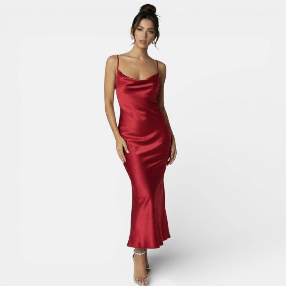 Women's Elegant Satin Dress