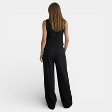 Women's Linen High-Waisted Pleated Suit Set