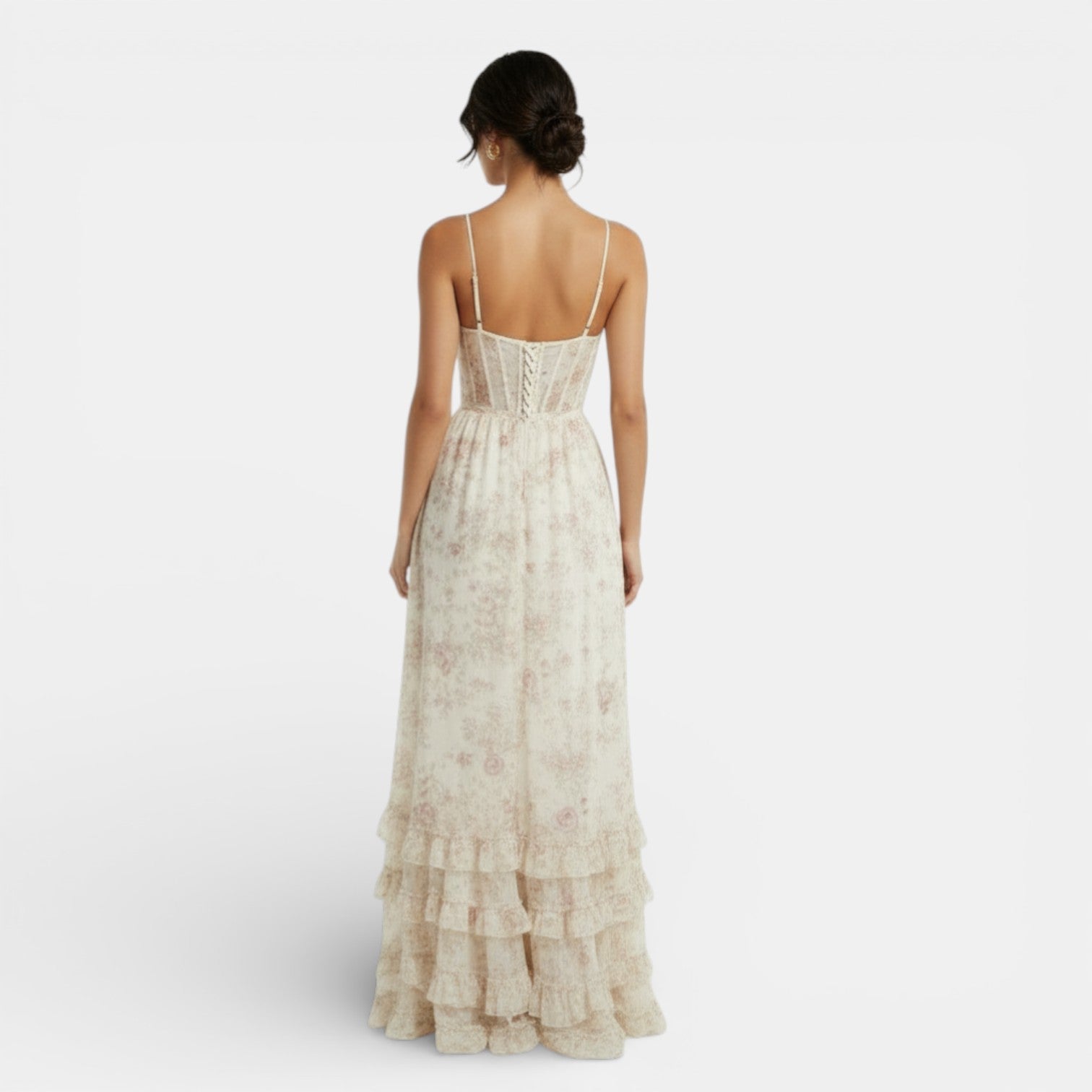 Women's Long Floral Boho Dress