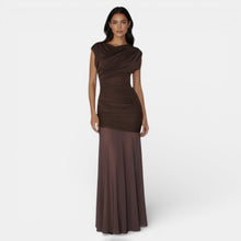 Irregular Long Mesh Dress