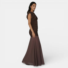Irregular Long Mesh Dress