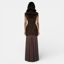 Irregular Long Mesh Dress
