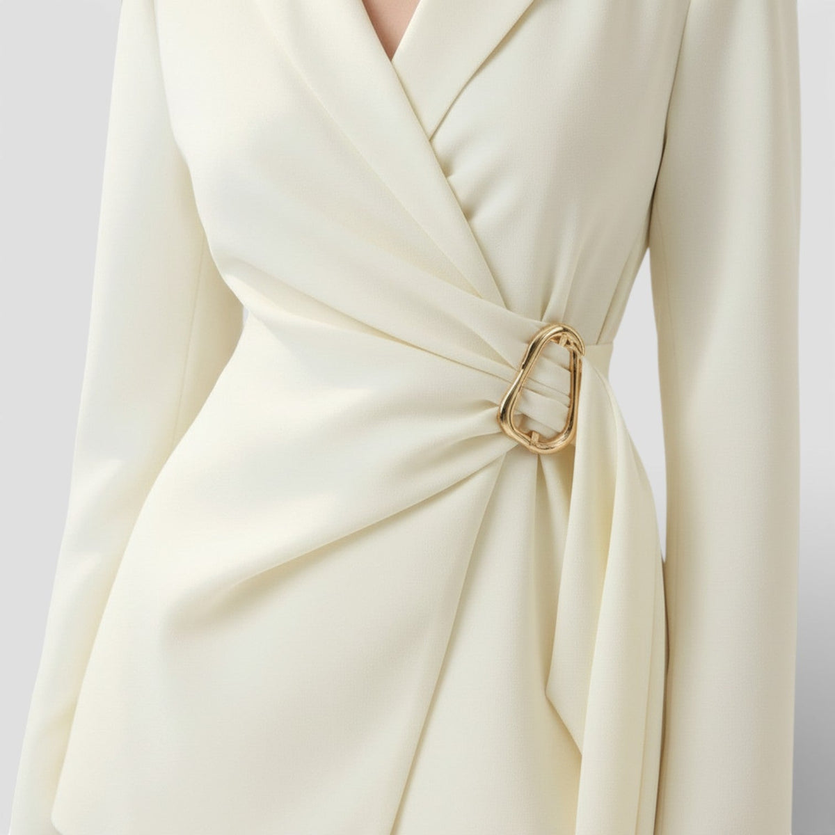 Women's Lace-up Blazer Suit Set
