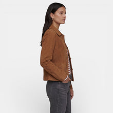 Women's Brown Suede Jacket