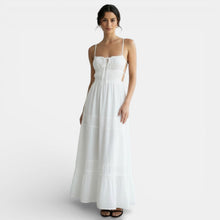 Backless Maxi Dress with Straps