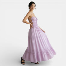Backless Maxi Dress with Straps
