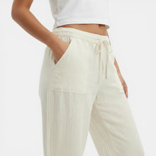Women's Wide-Leg Linen Pants