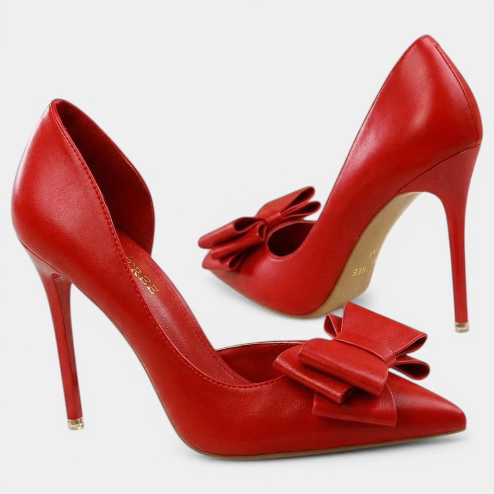 Women's Pointed-Toe Cut-Out Heels