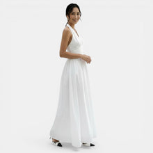 Women's Summer Lace Halter Maxi Dress