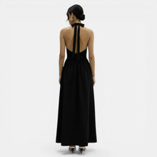 Women's Summer Lace Halter Maxi Dress