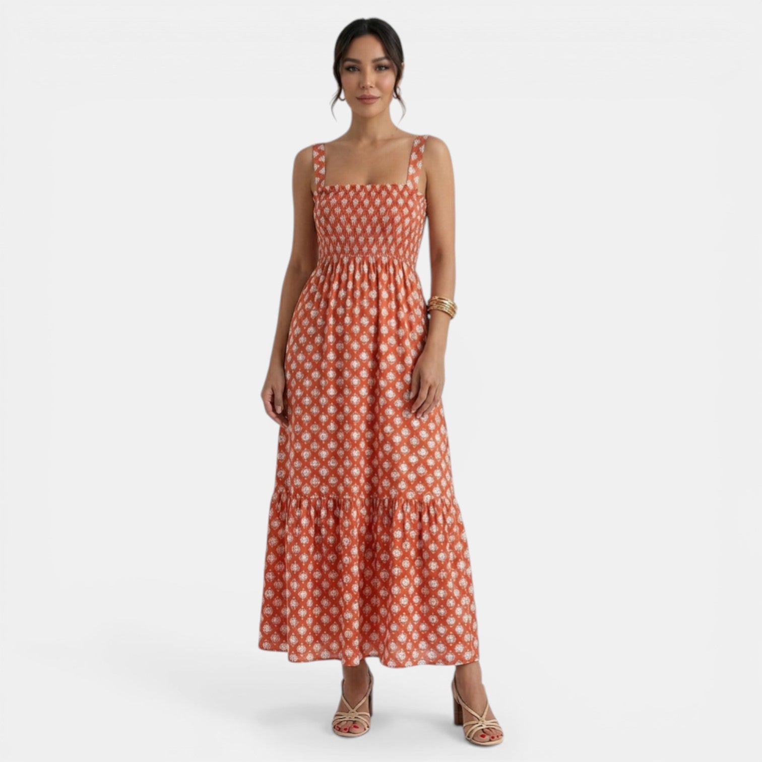 Women's Boho Printed Summer Dress