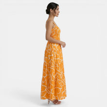 Women's Geometric Print Maxi Dress