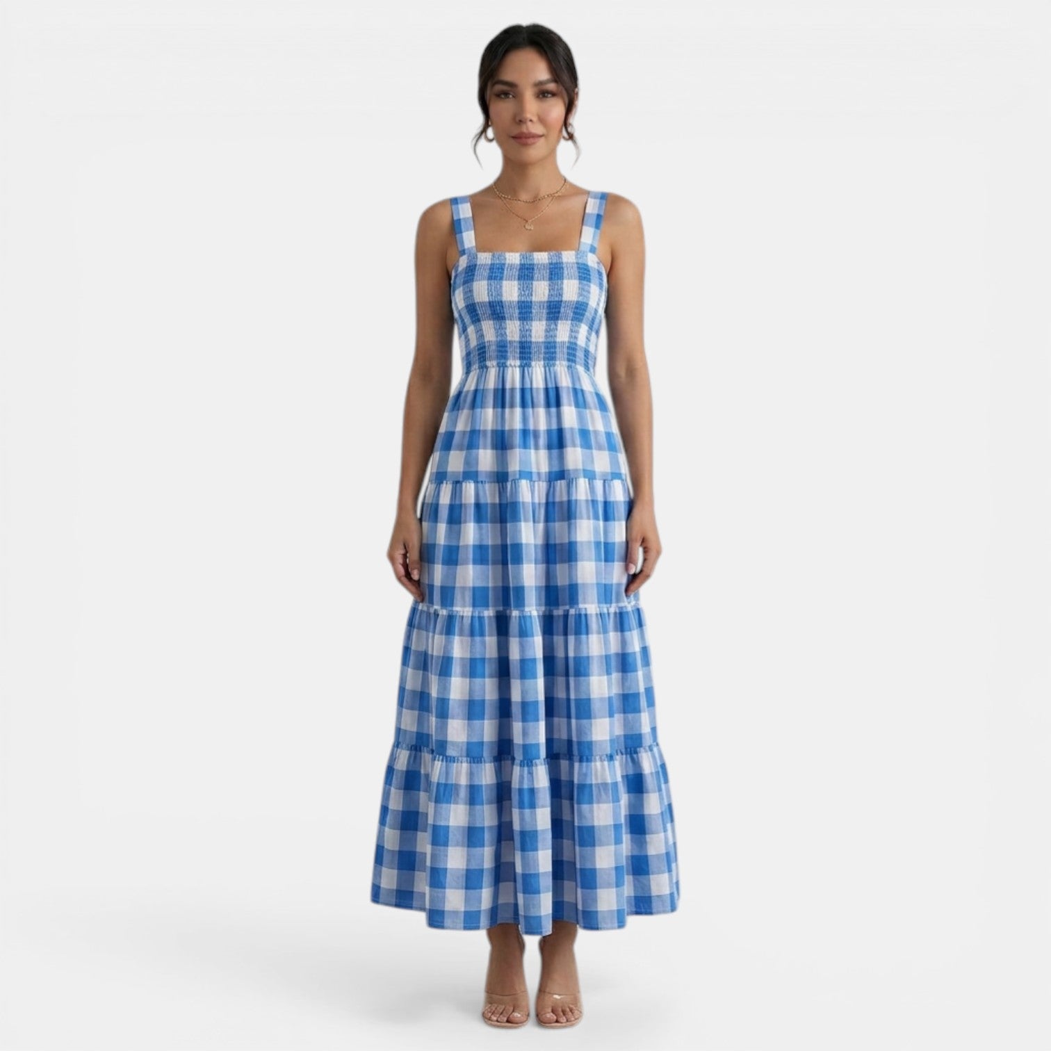 Women's Geometric Print Maxi Dress