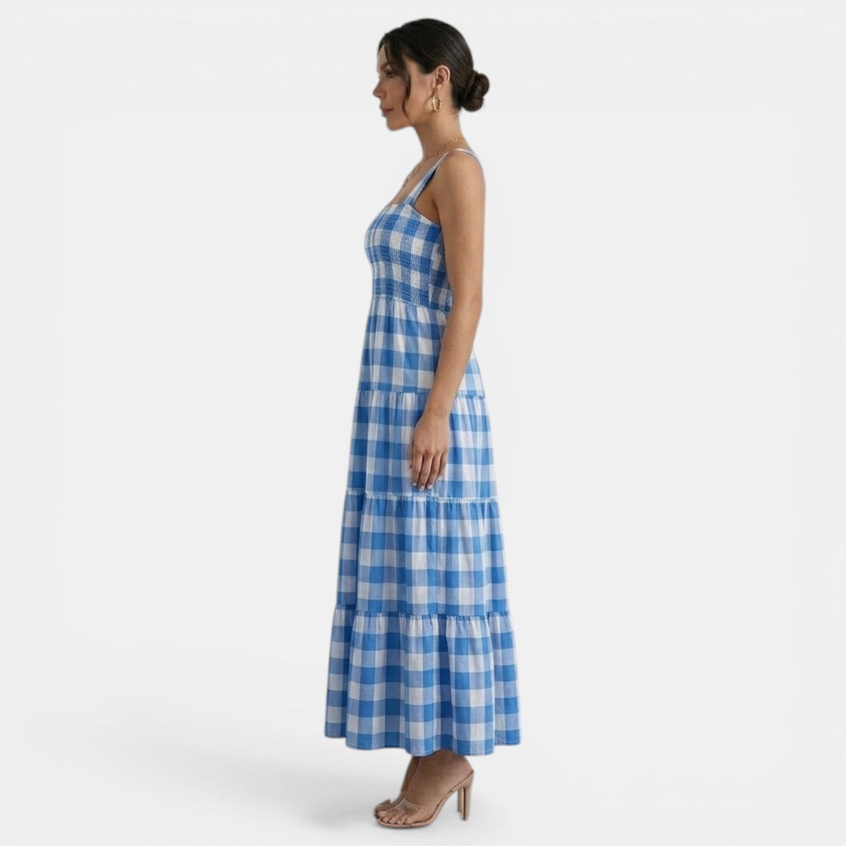 Women's Geometric Print Maxi Dress