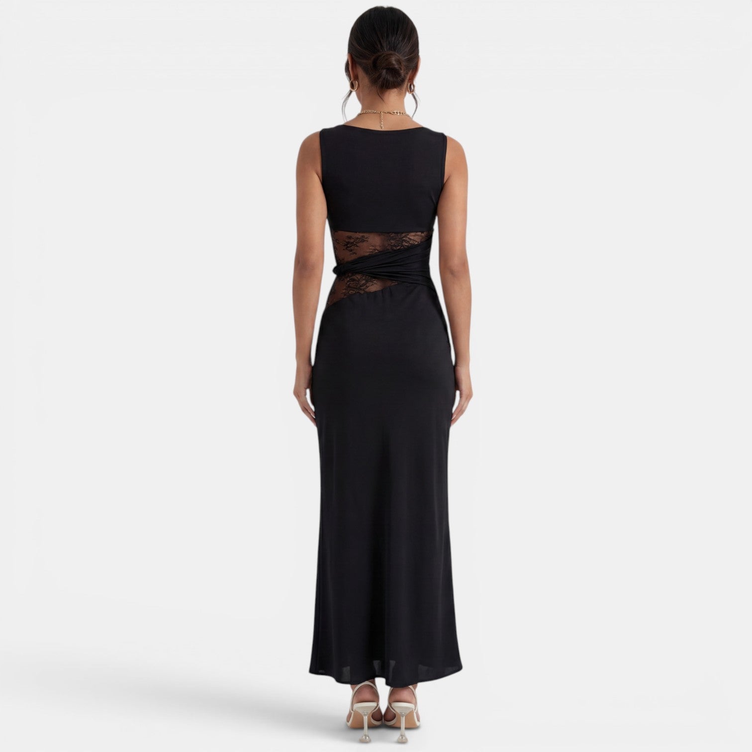 Elegant Women's Lace Maxi Dress