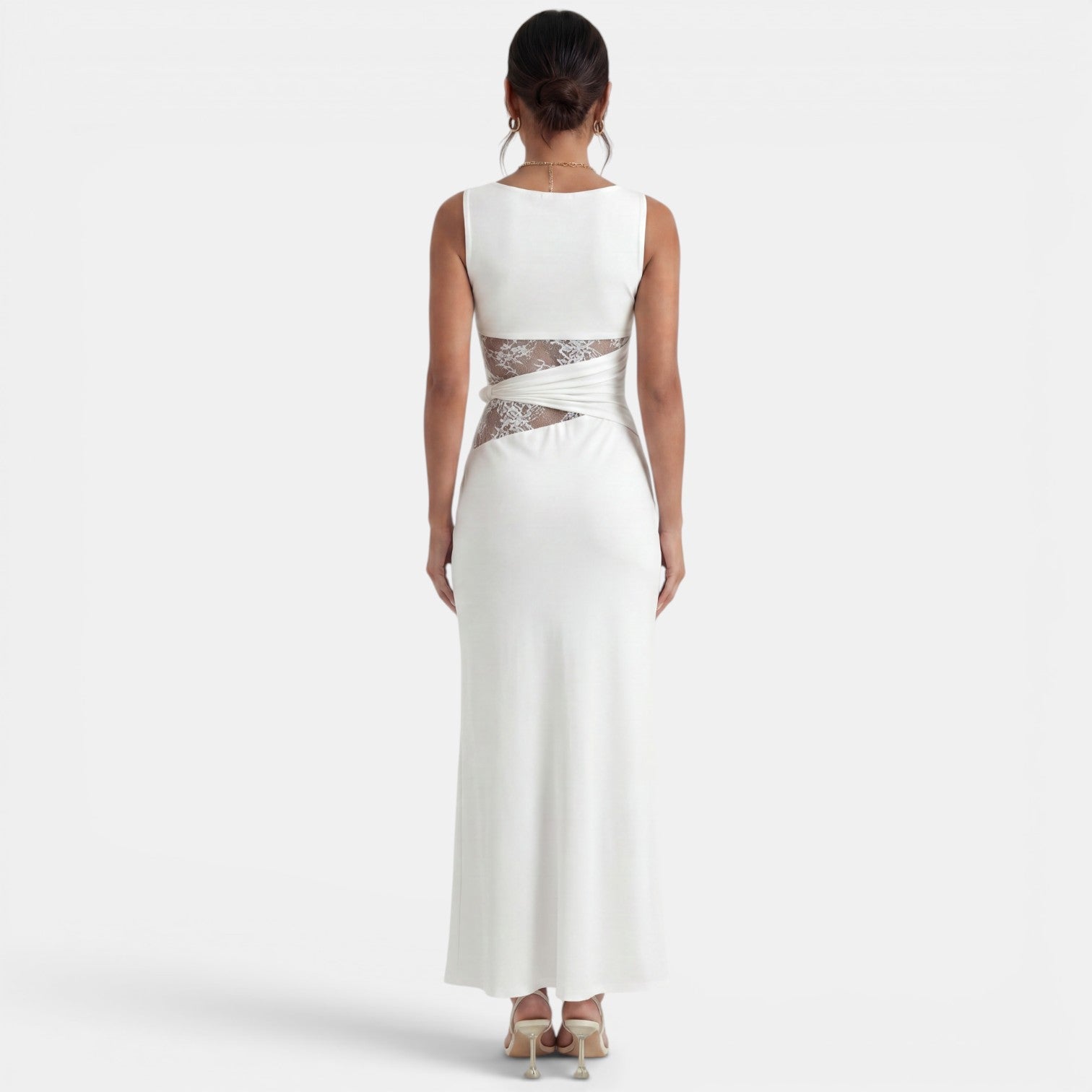 Elegant Women's Lace Maxi Dress