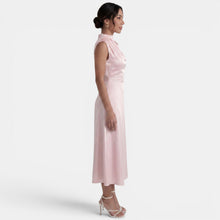 Women's Elegant High Neck Midi Dress