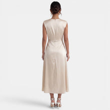Women's Elegant High Neck Midi Dress