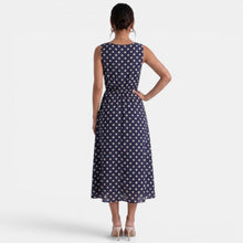 Women's Summer Polka Dot Midi Dress