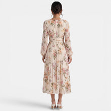 Elegant Floral Midi Dress for Women