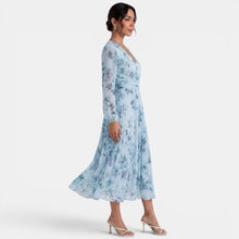 Elegant Floral Midi Dress for Women