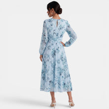 Elegant Floral Midi Dress for Women